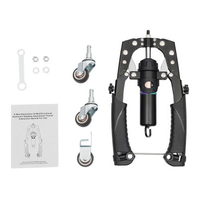 YIYIBYUS Hydraulic Power Twister,Twister Arm Exerciser Adjustable Hydraulic Abdominal Exercise Wheel (Carbon Steel, PA ,with Wheels)