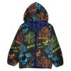 Aflyko Boys' Fleece Monster Truck Car Neon Rock Zip-Up Hoodie Long Sleeve Outerwear Soft Coat Girls Hooded Jacket Kids Outwear Warm Comfy Sweatshirt 7-8T view 1