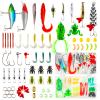 GOANDO Fishing Lures Kit for Freshwater Bait Tackle Kit for Bass Trout Salmon Fishing Accessories Tackle Box Including Spoon Lures Soft Plastic Worms Fishing Gifts (71) view 1
