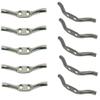 2-3/8" Deck Hardware Stainless Steel Dock Cleats Boat Marine Rope Cleat 10 Pcs view 1