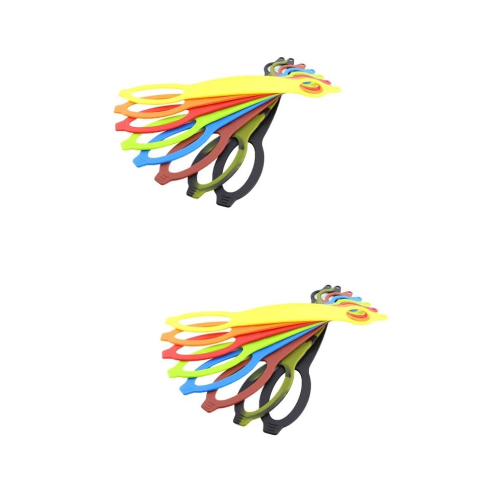 BESPORTBLE 2sets Sports Accessory Bottle Carrier Grip Bands Handheld Ring for Bike Gym Jogging 2pcs*2 Random Color