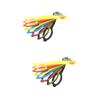 BESPORTBLE 2sets Sports Accessory Bottle Carrier Grip Bands Handheld Ring for Bike Gym Jogging 2pcs*2 Random Color view 1