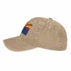 Arizona State Flag Unisex Classic Vintage Baseball Cap Mens Womens Trucker Hats Natural view 3