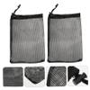 BESPORTBLE 10pcs Capacity Mesh Bag for Storage Drawstring Closure Multi-Functional Organizer for Equipment and More Lightweight and Portable view 2