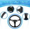 RASTP 13.8 Inch Boat Steering Wheel with 3/4 Axle Marine Steering Wheel Adapter for Most Marine boats,Vessels,Yachts,Pontoons Boat (Style B - Black) view 3