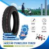 14x2.50 Tire | 14 2.50 Ebike Neumatico Tire with Bent Valve | 14x2.5 Tubeless Tire for Electric Bike Rubber Anti-Puncture Tire with Skid Tread | 66-254 Wear-Resistant Tire view 2