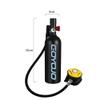 Scuba Diving Oxygen Tank 1L Cylinder Underwater Breather with Breathing Valve (Green Mini A Set) view 4