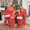 Ekouaer Christmas Pajamas for Family Matching Pj Sets Womens Mens Kids Pjs Long Sleeve Sleepwear Lounge Sets Outfits view 2
