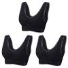 3 Pack Kendally Bra, Kendally Comfy Corset Bra Front Cross Side Buckle Lace Bras Wireless Push Up Slim and Shape Bra Sexy Bras for Women Naughty Sex Lencera De Mujer Ertica view 4