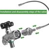 YIYADECO 6.8L/416 Cu.in DOT Carbon Fiber Cylinder 74 Cu Ft 4500 PSI Tank Air Filling Station&Charging System for PCP Paintball HPA Air Guns view 4
