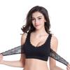 2 Pack Kendally Bra, Front Cross Side Buckle Wireless Push Up Lace Bras, Seamless Tourmaline Shaping Wireless Bralette Sexy Bras for Women Naughty Sex Brasier Talla Grande view 4