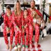 Ekouaer Christmas Pajamas for Family Matching Pj Sets Womens Mens Kids Pjs Long Sleeve Sleepwear Lounge Sets Outfits view 2