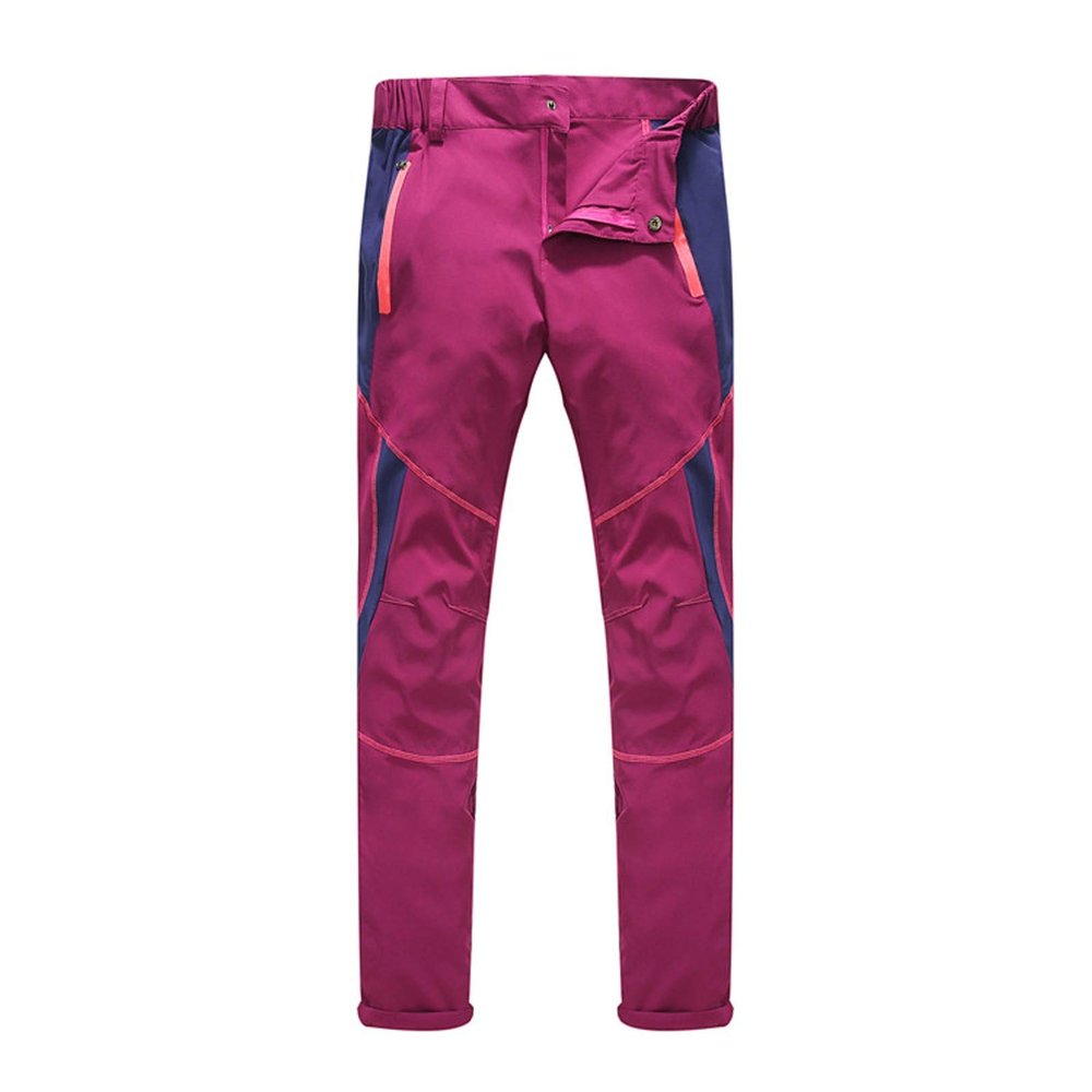 Mens Hiking Work Cargo Pants Outdoor Quick-Dry Lightweight Windproof Waterproof Fishing Mountain Camping Pants Expandable Waist Cargo Tactical Ski Pants Trousers Wine