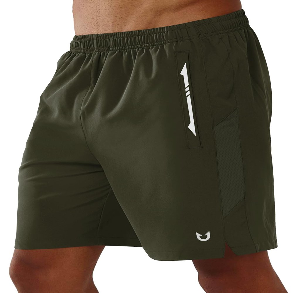 NORTHYARD Men's Running Athletic Shorts 5"/ 7"/ 9" Workout Gym Short Tennis Quick Dry Active Sport Hiking Basketball-7'' ARMYGREEN-2XL