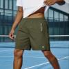 NORTHYARD Men's Running Athletic Shorts 5"/ 7"/ 9" Workout Gym Short Tennis Quick Dry Active Sport Hiking Basketball-7'' ARMYGREEN-2XL view 3
