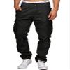 AIFARLD Mens Cargo Pants Multi Pockets Hiking Pants Cotton Stretch Elastic Waist Lightweight Trousers Outdoor Casual Relaxed Fit view 1