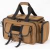 PROFOCUS Large Range Bag -Tactical 4+ Pistol Case Gun Bag with Lockable Zippers for Shooting Range Outdoor Hunting Revolver Carrying Case for Handguns and Ammo (BROWN)