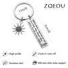 ZQEOU Squirrel Decor Keychain for Squirrel Lover Whisperer Gifts Animal Keychain Animal Themed Gifts Inspirational Jewelry view 2