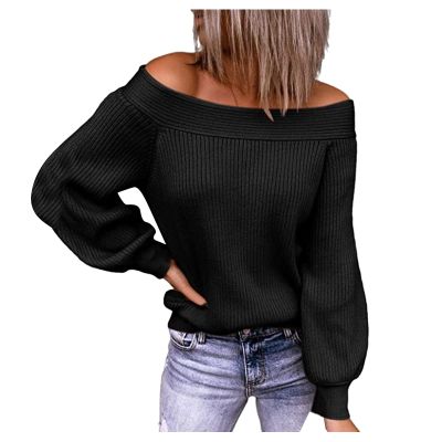 SHAOBGE Open Front Knit Cardigan Sweater Ladies Round Neck Sleeve Loose Coarse Knit Pullover plus Size Women Long (Black, XXL)