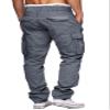 AIFARLD Mens Cargo Pants Multi Pockets Hiking Pants Cotton Stretch Elastic Waist Lightweight Trousers Outdoor Casual Relaxed Fit view 2