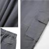 AIFARLD Mens Cargo Pants Multi Pockets Hiking Pants Cotton Stretch Elastic Waist Lightweight Trousers Outdoor Casual Relaxed Fit view 3