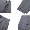 AIFARLD Mens Cargo Pants Multi Pockets Hiking Pants Cotton Stretch Elastic Waist Lightweight Trousers Outdoor Casual Relaxed Fit view 4