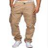 AIFARLD Mens Cargo Pants Multi Pockets Hiking Pants Cotton Stretch Elastic Waist Lightweight Trousers Outdoor Casual Relaxed Fit view 1