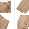 AIFARLD Mens Cargo Pants Multi Pockets Hiking Pants Cotton Stretch Elastic Waist Lightweight Trousers Outdoor Casual Relaxed Fit view 4