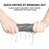 Honoson 10 Pcs Cooling Towel Bulk - Neck & Face Cool Chilly Towels Microfiber Breathable Sport Sweat Rag for Gym, Yoga, Travel, Camping, Running, Outdoor (Grey) view 3