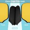 Qujior Pickleball Paddle Cover, Universal Case Size - 8.6 x 12.2 inches Racket Sleeve, Compatible with Most USAPA Standard and Elongated Pickball Paddles (1 Pack Yellow) view 3