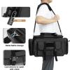 PROFOCUS Large Range Bag -Tactical 4+ Pistol Case Gun Bag with Lockable Zippers for Shooting Range Outdoor Hunting Handgun Revolver Gun Carrying Pistol Case for Handguns and Ammo view 2