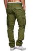 AIFARLD Mens Cargo Pants Multi Pockets Hiking Pants Cotton Stretch Elastic Waist Lightweight Trousers Outdoor Casual Relaxed Fit view 2