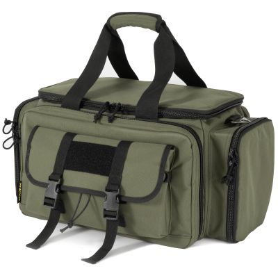 PROFOCUS Large Range Bag -Tactical 4+ Pistol Gun Case with Lockable Zippers for Shooting Range Outdoor Hunting Handgun Revolver Carrying Case for Handguns and Ammo