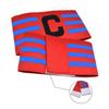 FUNAUPGO Sports Captain C Arm Band for Team Training, Unisex Elastic Soccer Captain Armband Adjustable Outdoor Football Player Captain's ArmBands for Adult (Red) view 2