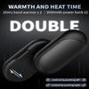 Hand Warmers Rechargeable, KNIFOD 2 Pack 6000mAh Portable Electric Handwarmers, Reusable USB Pocket Heater Great for Raynauds, Hunting, Golf, Camping, Christmas Outdoor, Women Mens Warm Gifts view 4