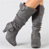 Cowboy Boots For Women Wide Feet Women's The Western Wear Fashion Cowboy Cowgirl Slouchy Cone Heel Knee High Walking Victorian Boots For Girl Ladies 2024 view 2