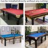8' Pool Table Felt w/ 6 Cloth Strips, Pre Cut Billiard Table Cloth Felt (8FT-Blue) view 2