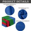 8' Pool Table Felt w/ 6 Cloth Strips, Pre Cut Billiard Table Cloth Felt (8FT-Blue) view 3