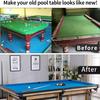 8' Pool Table Felt w/ 6 Cloth Strips, Pre Cut Billiard Table Cloth Felt (8FT-Blue) view 4