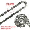 DlbvFoy 53 Inch Rope Chain Saw Manual Sharpening Limb Chain with 68 Teeth Polocket Land Pocket Cutting Trees Pocket Rope Pocket (53 Inches) view 4