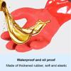 Fishing Gloves 64cm Long Fishing Gloves, Waterproof, Oil Resistant, Anti Slip, and Wear-Resistant Industrial Gloves (Color : Orange, Size : 10pcs) view 2