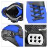 Professional Carbon Fiber Inline Speed Skates Adult for Women and Mens, Outdoor Fitness Skating,Dual Hardness Wheels, 4X110 Wheels Single Row Racing Skates, Red Black (US11(EU44), Blue) view 3