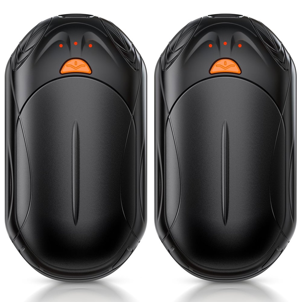 AI Hand Warmers Rechargeable 2 Pack, 20Hrs Long Safe Heat, AI Smart Chips Electric Hand Warmers, Portable Pocket Heater, Gifts for Christmas, Outdoor, Golf, Hunting, Camping Accessories