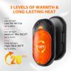 AI Hand Warmers Rechargeable 2 Pack, 20Hrs Long Safe Heat, AI Smart Chips Electric Hand Warmers, Portable Pocket Heater, Gifts for Christmas, Outdoor, Golf, Hunting, Camping Accessories view 4