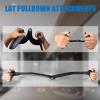 BLUSLM LAT Pulldown Attachments, LAT Bar Cable Machine Attachment,T-bar V-bar, LAT Pull Down Bars, Back Tricep Bar Strength Training Handle for Home Gym Fitness (Style 02) view 3