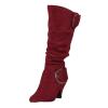 Ladmiple Bo_ots For Women Knee_High Wide_Calf Women's Knee-High Bo_ots Comfortable Cone he_el Slouch Riding Victorian Bo_ots Cowboy Cowgirl Western Dress Sh_oes view 3