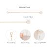 Ekarley Letter Charm Accessories For Stanley Cup,Gold Initial Chain Water Bottle Name Id Charms for Tumbler,Yeti, Simple Modern Cups Handle (D) view 3