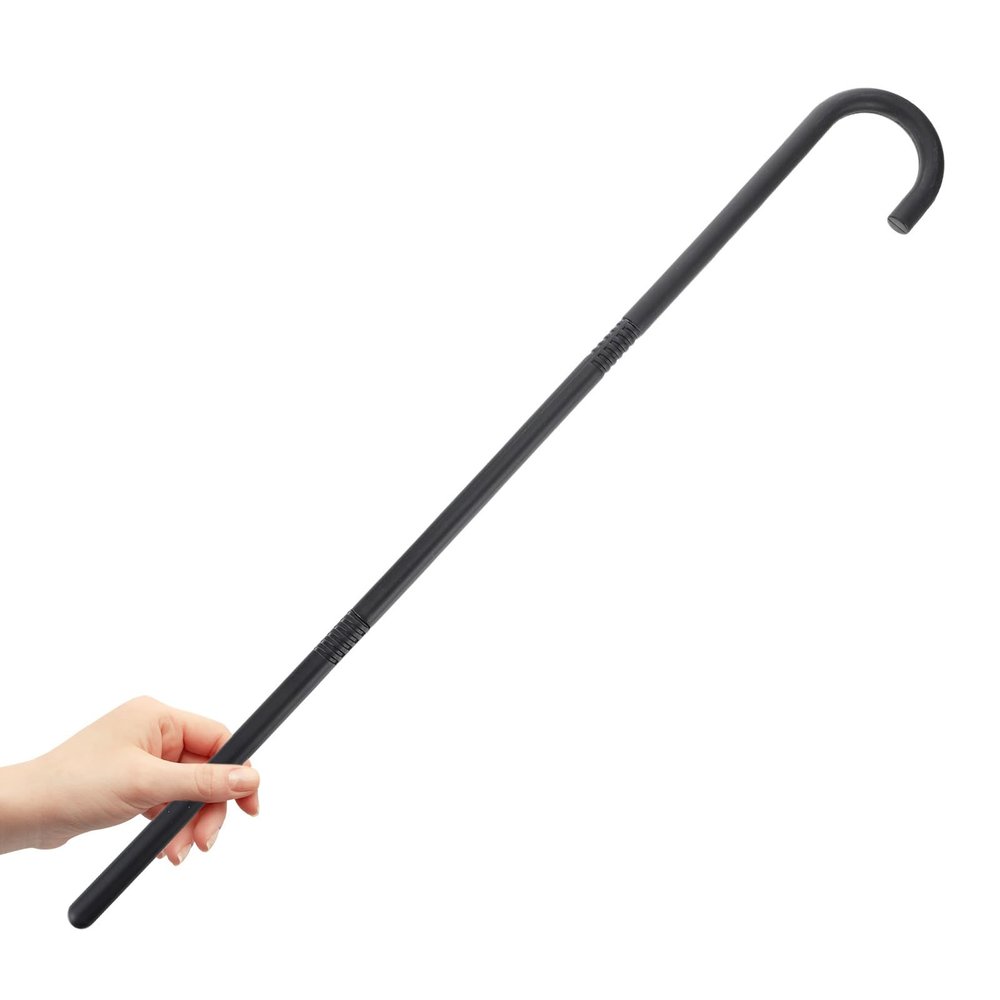 1pc Magician Prop Cane: 27.87Inch Plastic Black Magician Stick for Party Costume - 3-Section Cosplay Walking Cane for Men Women
