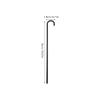1pc Magician Prop Cane: 27.87Inch Plastic Black Magician Stick for Party Costume - 3-Section Cosplay Walking Cane for Men Women view 2