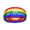Vuquis Kanye 2024 For President Headbands Sports Non-Slip Tennis Workout Sweat Bands For Women Men view 2